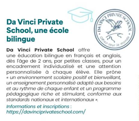 Da Vinci Private School, une école bilingue